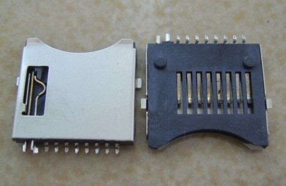 TF外焊不自弹卡座