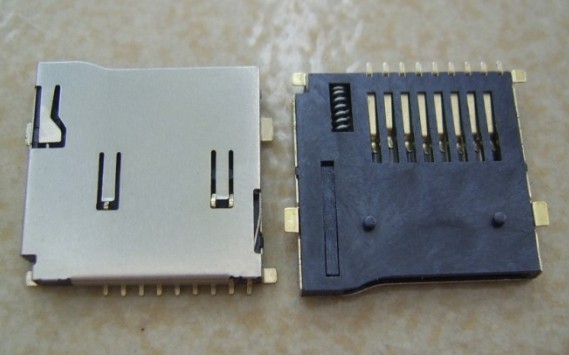 TF外焊自弹双压片卡座