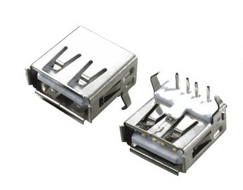 苏州USB A母座90° DIP内扣型
